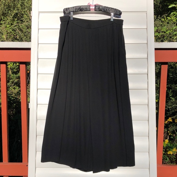 Eileen Fisher Black Wide Leg Trousers - Picture 6 of 10